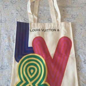 Louis Vuitton Cream Tote